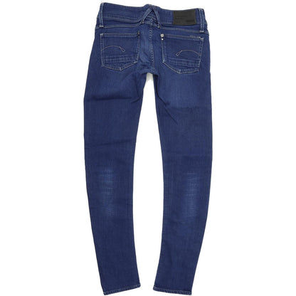 G-Star Lynn Women Blue Skinny Slim Stretch Jeans W27 L32