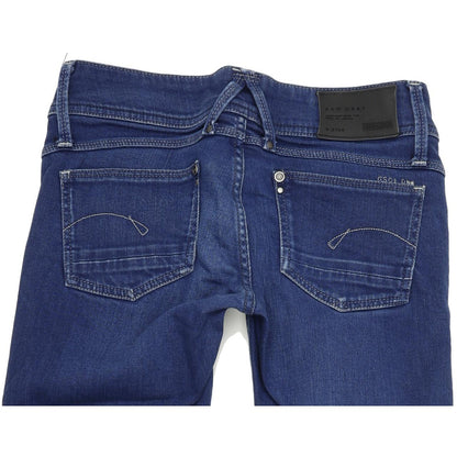 G-Star Lynn Women Blue Skinny Slim Stretch Jeans W27 L32