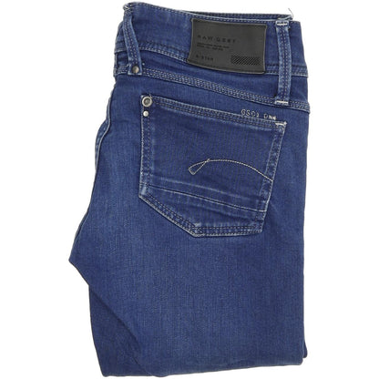 G-Star Lynn Women Blue Skinny Slim Stretch Jeans W27 L32