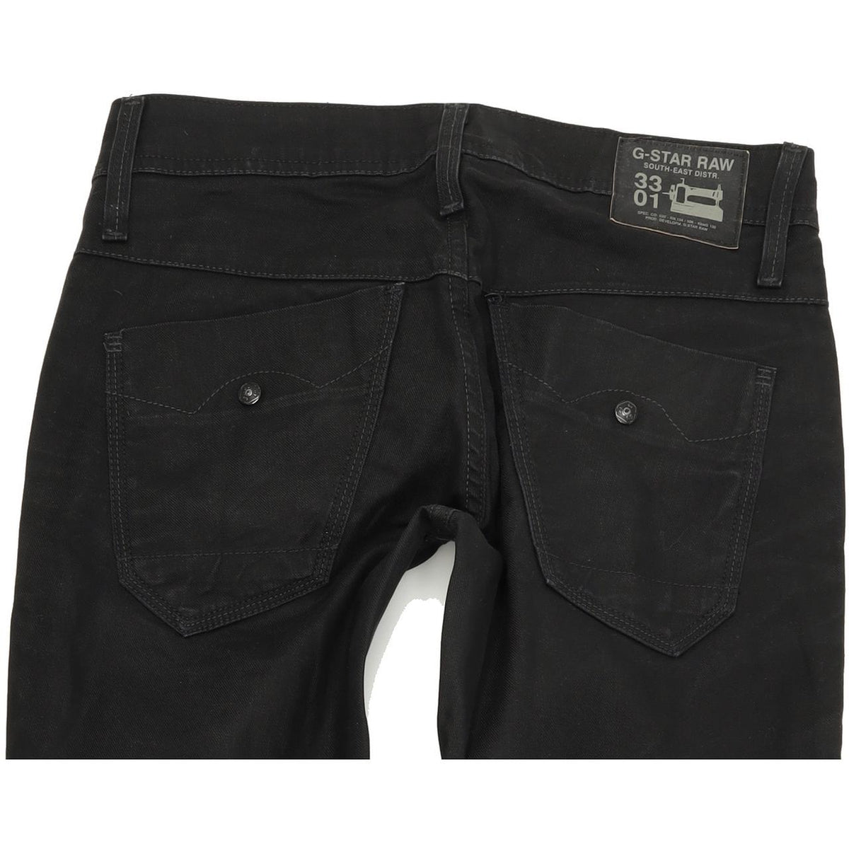 G-Star Sony Snap Women Black Skinny Slim Stretch Jeans W28 L32