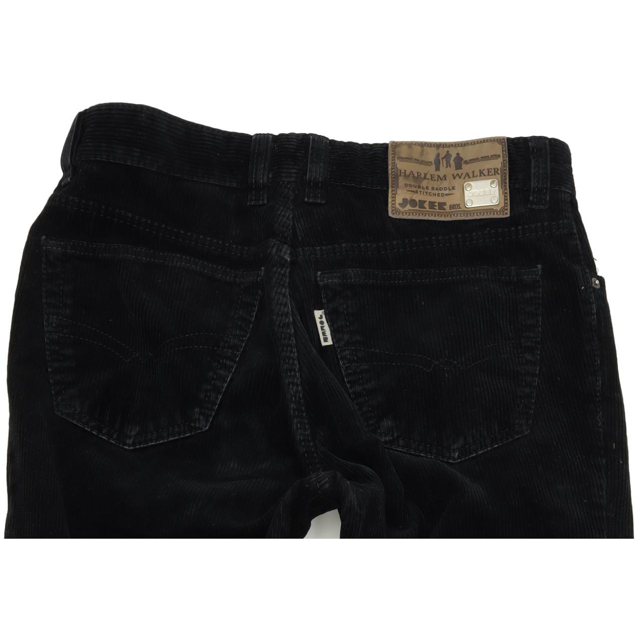 Joker Harlem Walker Men Black Straight Regular Jeans W33 L32
