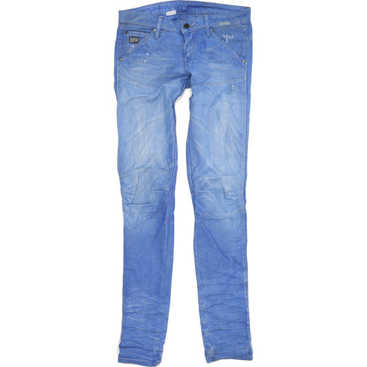 G-Star GSR 5620 Women Blue Tapered Slim Jeans W26 L34