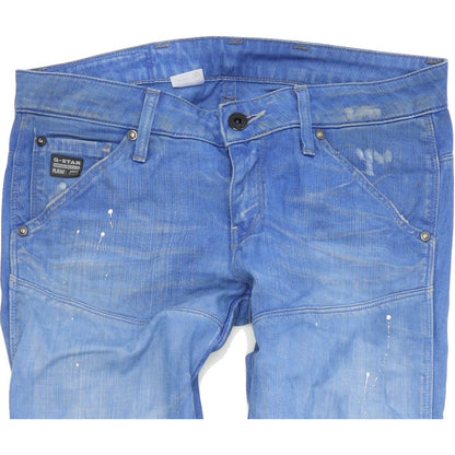 G-Star GSR 5620 Women Blue Tapered Slim Jeans W26 L34