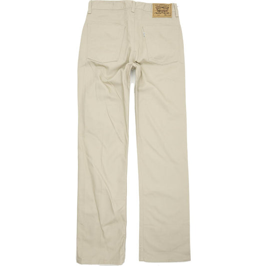 Levi's 566 Men Beige Straight Regular Jeans W32 L34