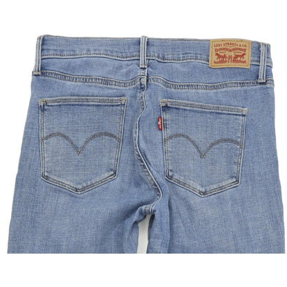 Levi's Slimming Women Blue Straight Slim Stretch Jeans W29 L32