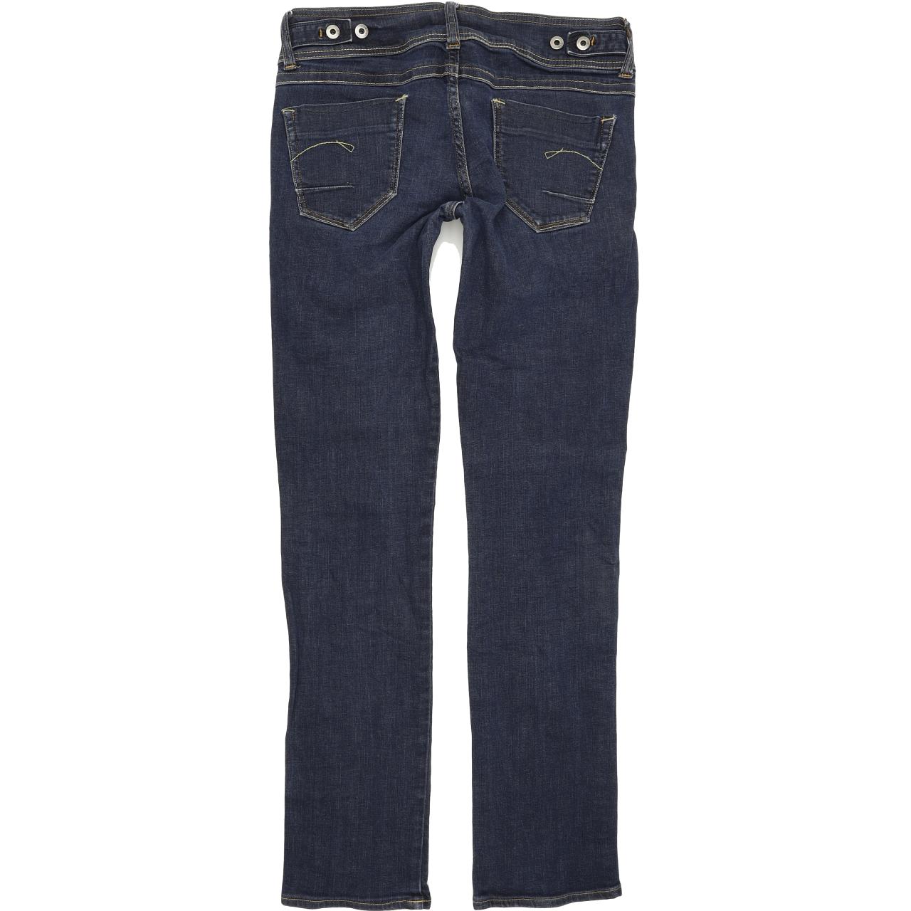 G-Star New Ford Women Blue Skinny Slim Stretch Jeans W31 L32