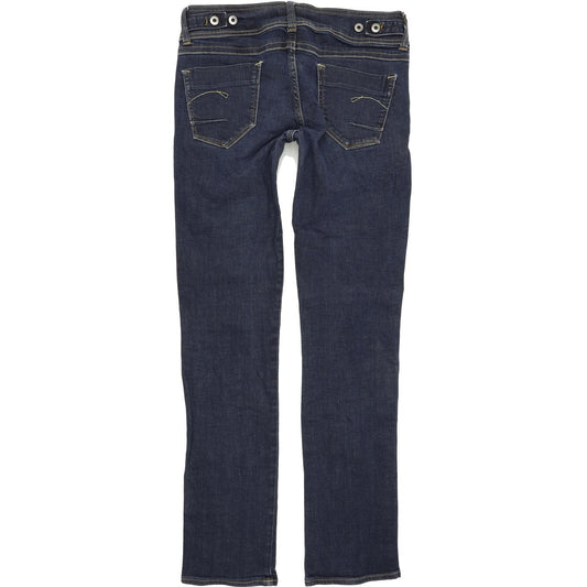 G-Star New Ford Women Blue Skinny Slim Stretch Jeans W31 L32