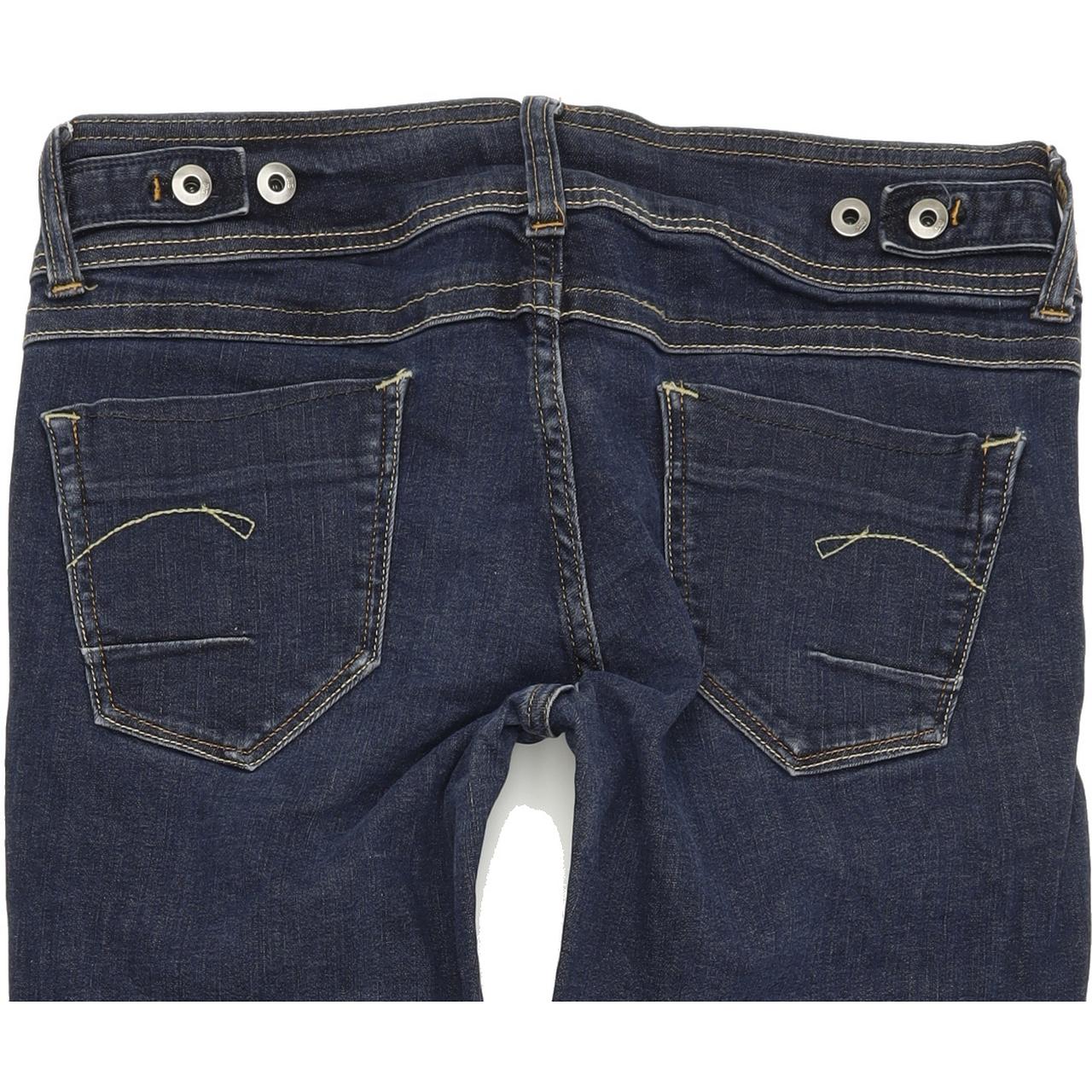 G-Star New Ford Women Blue Skinny Slim Stretch Jeans W31 L32