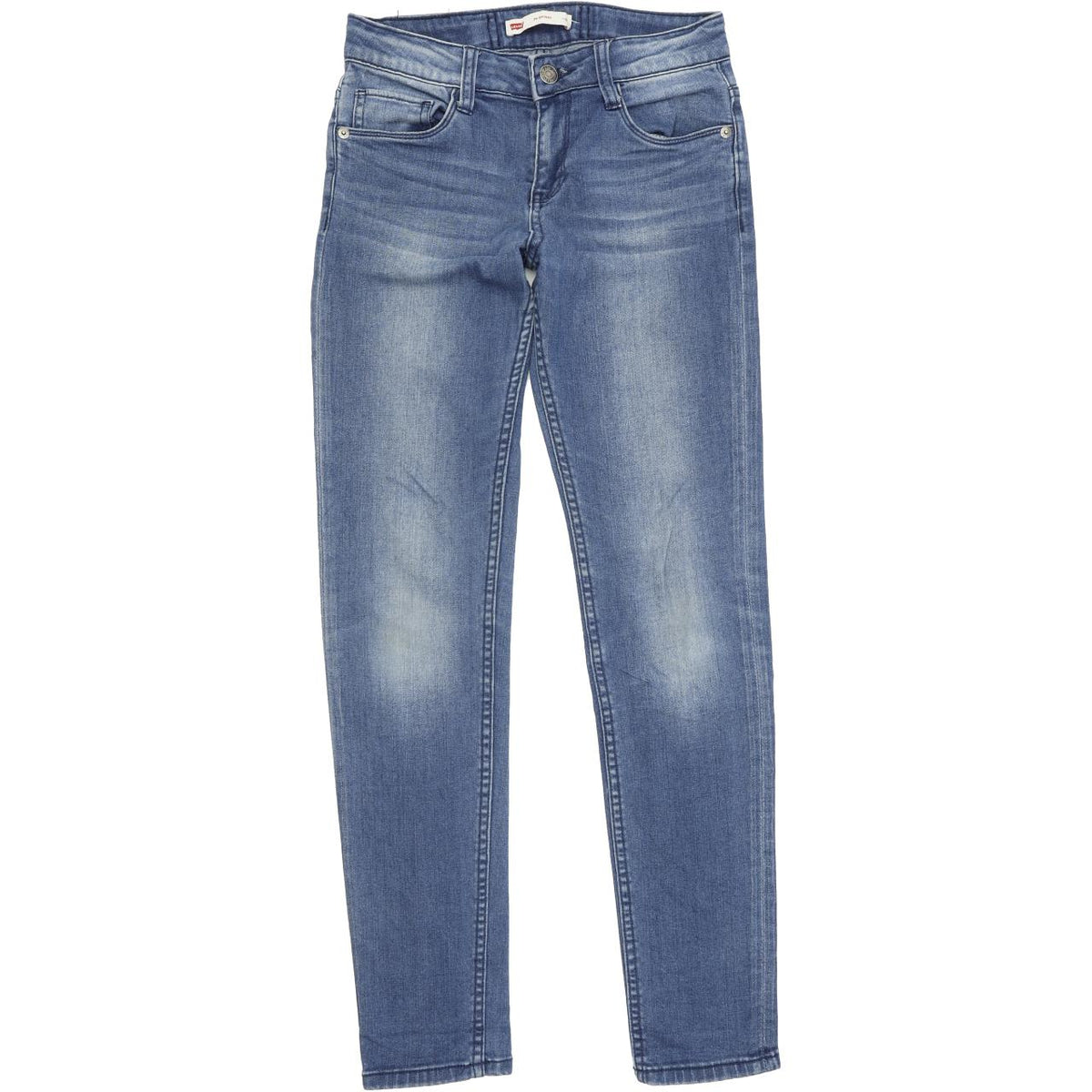 Levi's 712 Kids Women Blue Skinny Slim Stretch Jeans W24 L30
