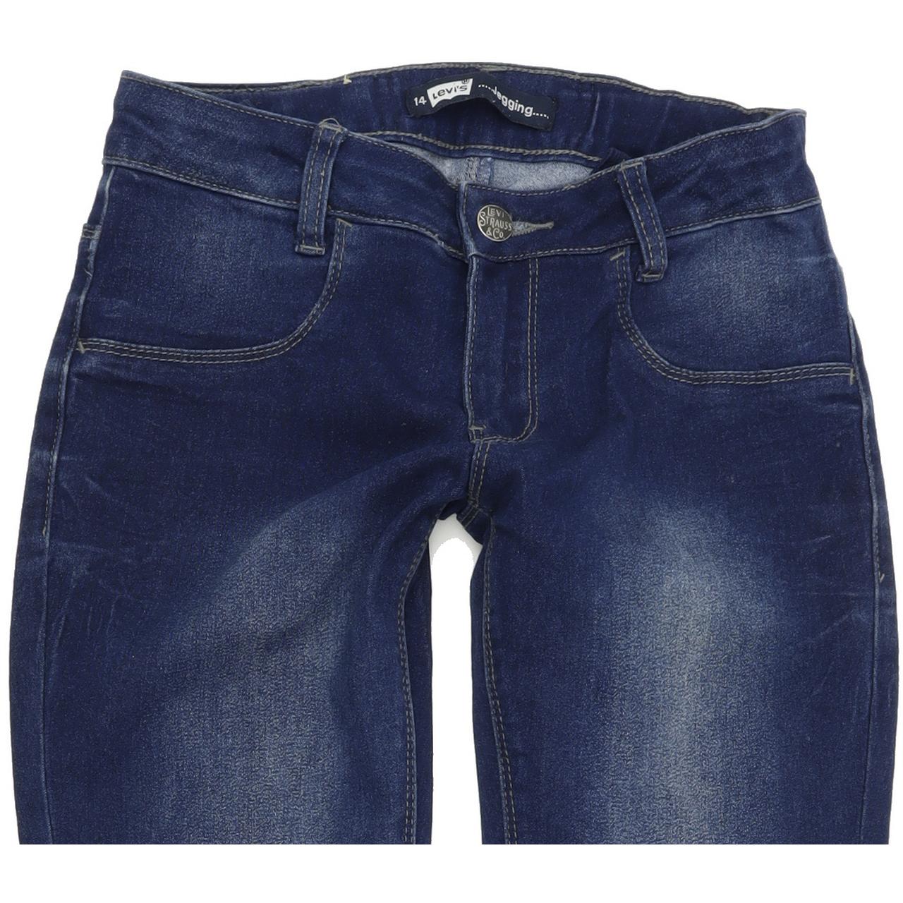 Levi's Girls Women Blue Skinny Slim Jegging Stretch Jeans W24 L30