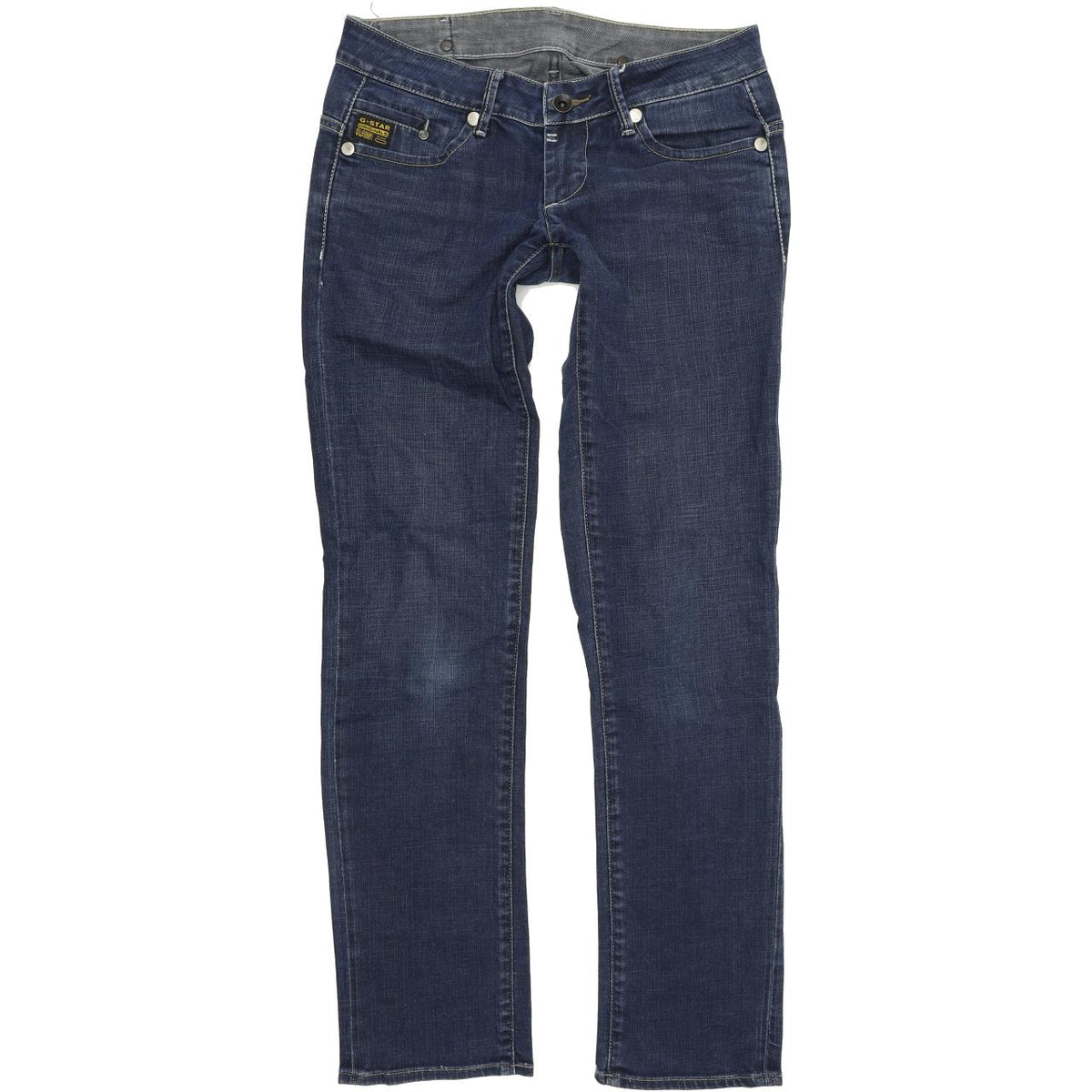 G-Star Midge Women Blue Straight Regular Stretch Jeans W28 L32