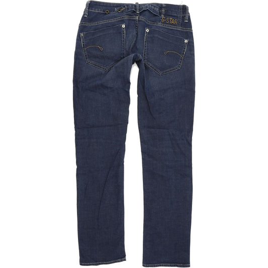 G-Star Midge Women Blue Straight Regular Stretch Jeans W28 L32