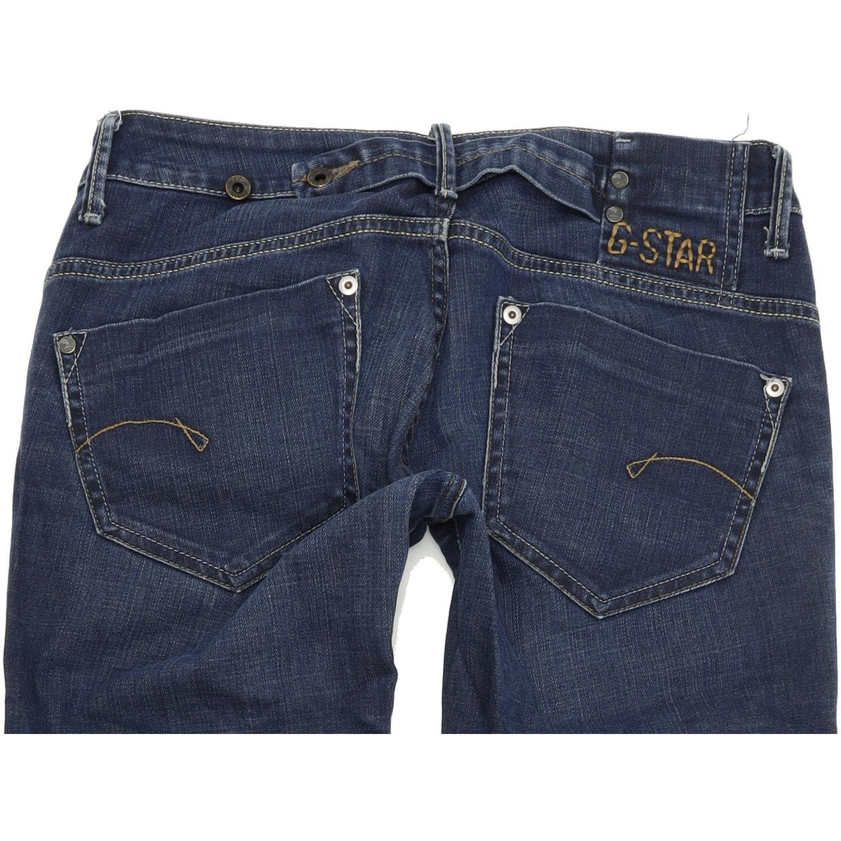 G-Star Midge Women Blue Straight Regular Stretch Jeans W28 L32