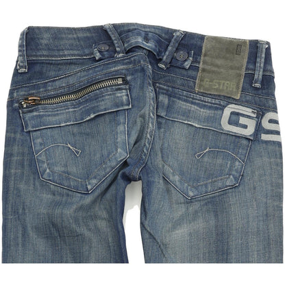 G-Star Royce Police  Women Blue Skinny Slim Stretch Jeans W25 L30