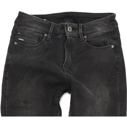 G-Star Shape Women Black Skinny Slim Stretch Jeans W28 L30