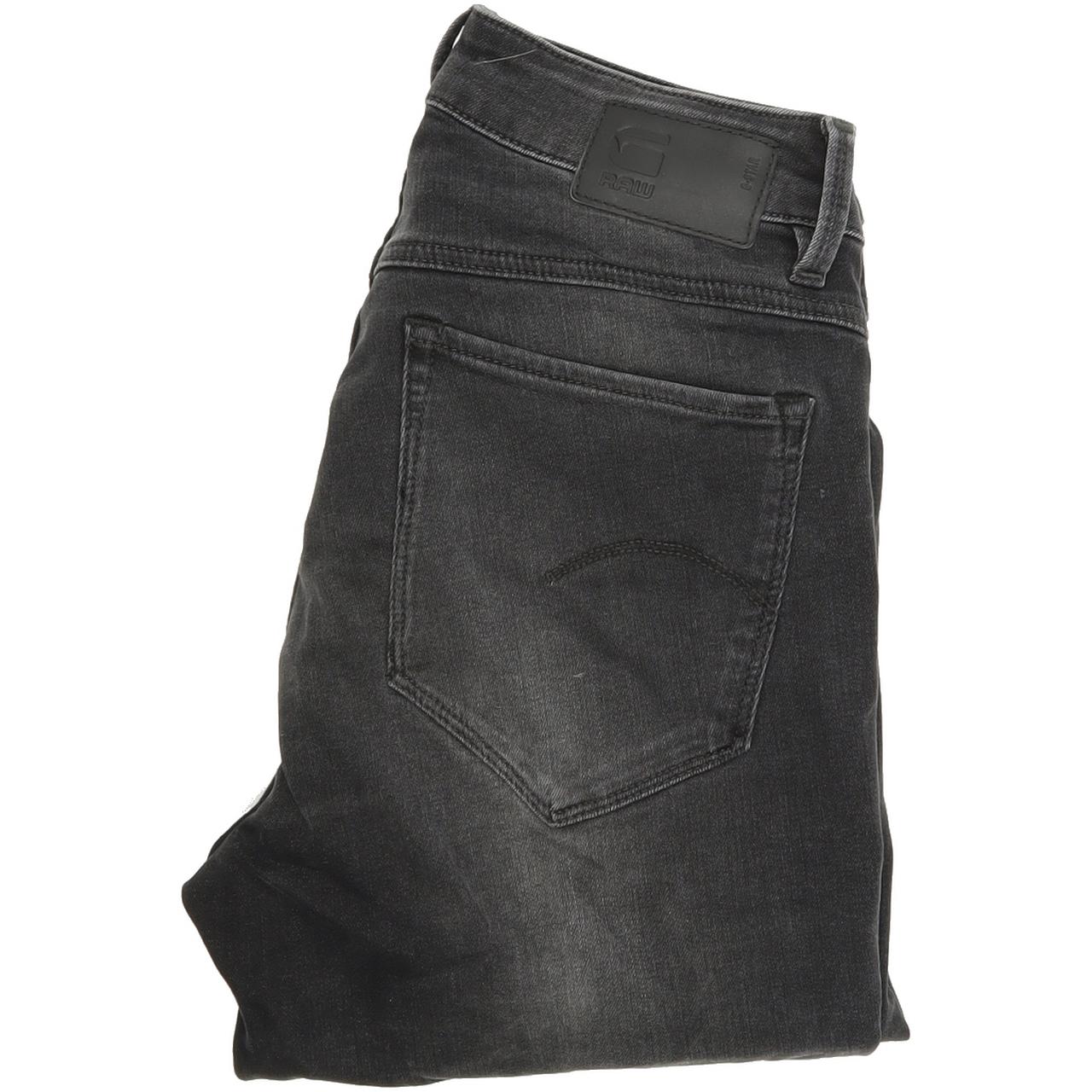 G-Star Shape Women Black Skinny Slim Stretch Jeans W28 L30