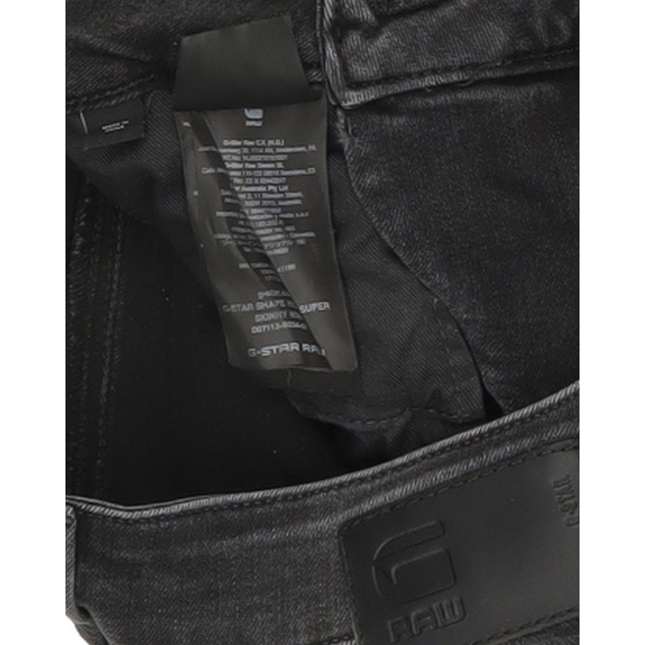 G-Star Shape Women Black Skinny Slim Stretch Jeans W28 L30