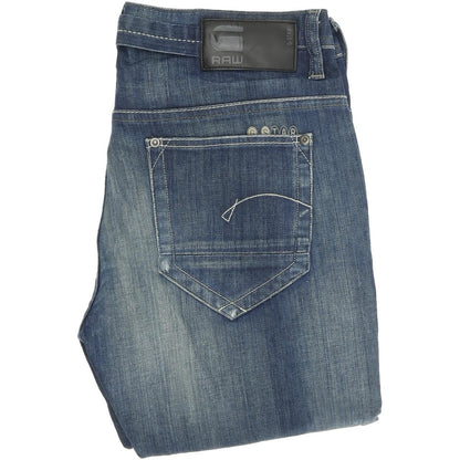 G-Star Lyric Women Blue Straight Loose Stretch Jeans W27 L32