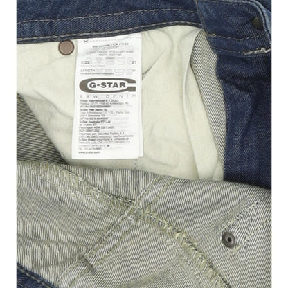 G-Star Lyric Women Blue Straight Loose Stretch Jeans W27 L32