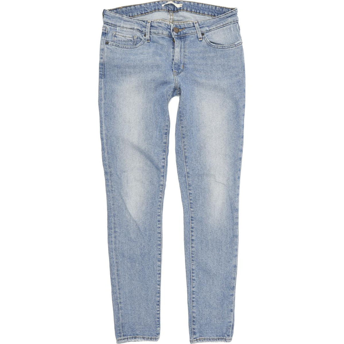 Levi's 711 Women Blue Skinny Slim Stretch Jeans W28 L30