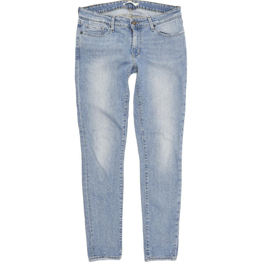 Levi's 711 Women Blue Skinny Slim Stretch Jeans W28 L30