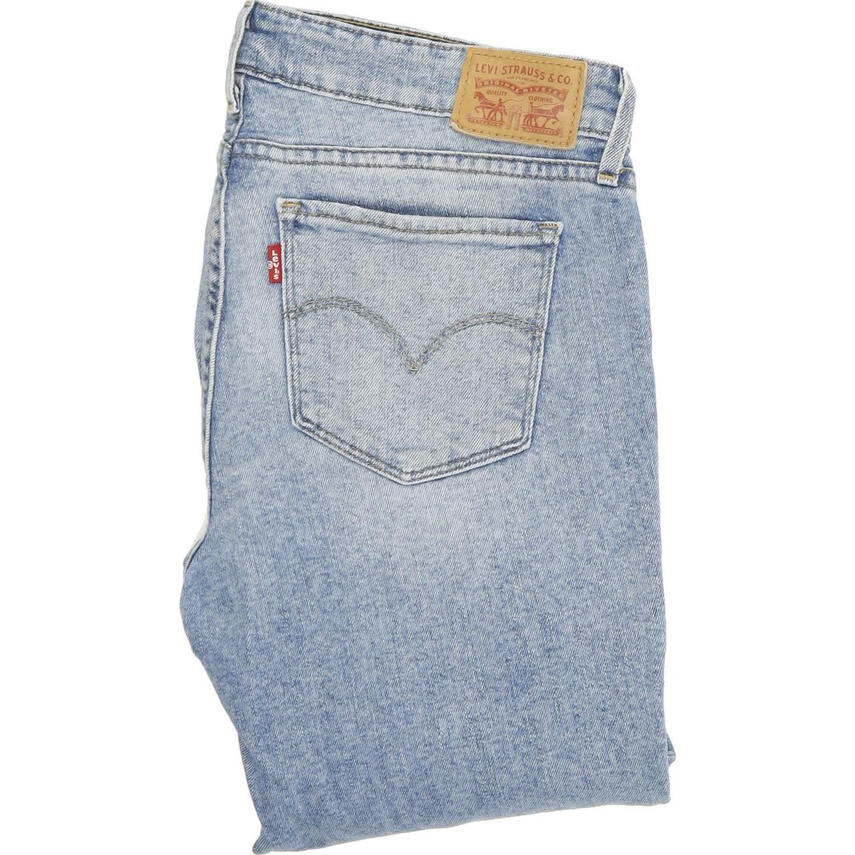 Levi's 711 Women Blue Skinny Slim Stretch Jeans W28 L30