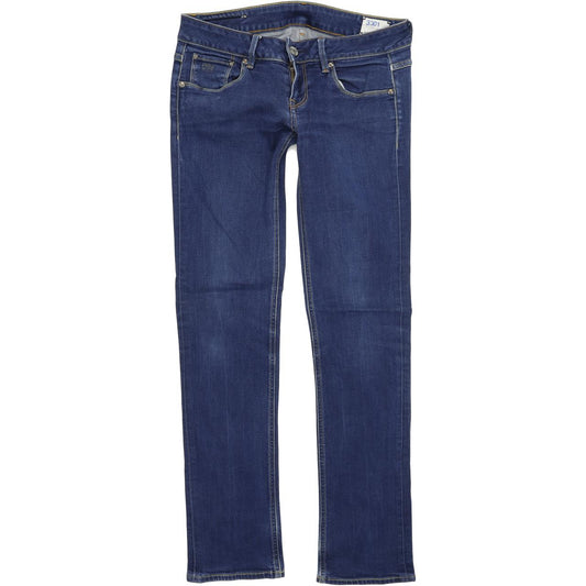 G-Star Women Blue Straight Regular Stretch Jeans W28 L31