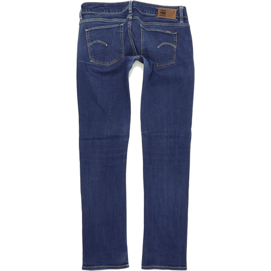 G-Star Women Blue Straight Regular Stretch Jeans W28 L31