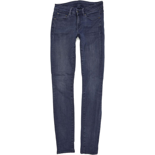 G-Star 3301 Contour Women Blue Skinny Slim Stretch Jeans W28 L34
