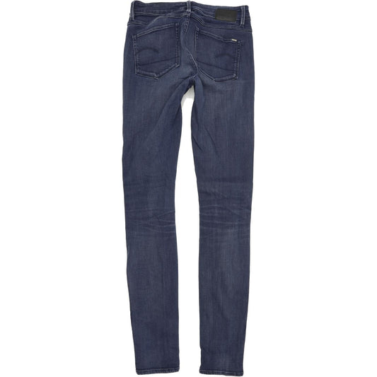 G-Star 3301 Contour Women Blue Skinny Slim Stretch Jeans W28 L34
