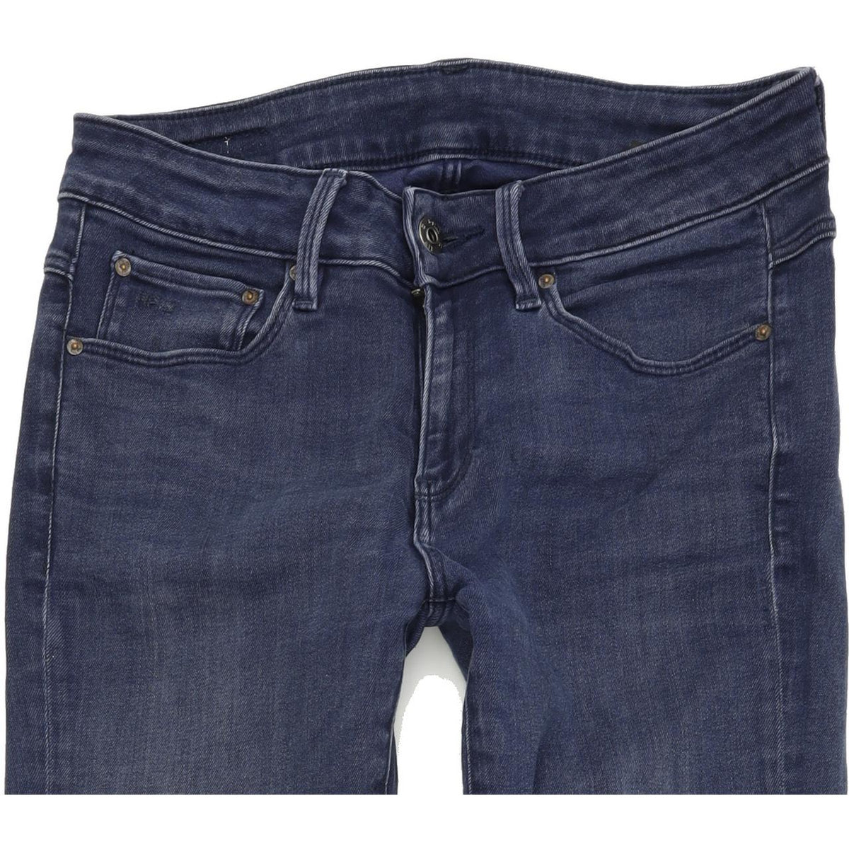 G-Star 3301 Contour Women Blue Skinny Slim Stretch Jeans W28 L34