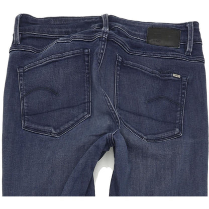G-Star 3301 Contour Women Blue Skinny Slim Stretch Jeans W28 L34