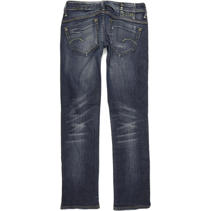 G-Star Midge Women Blue Straight Regular Stretch Jeans W29 L32