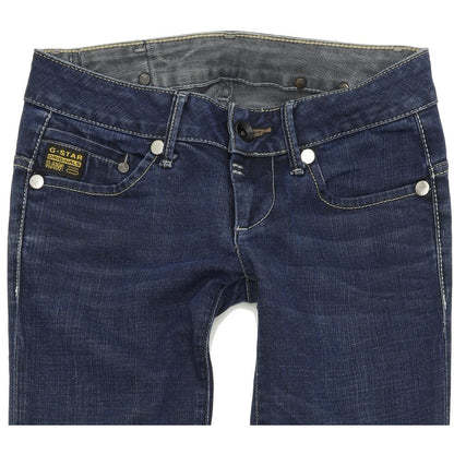 G-Star Midge Women Blue Straight Regular Stretch Jeans W25 L32