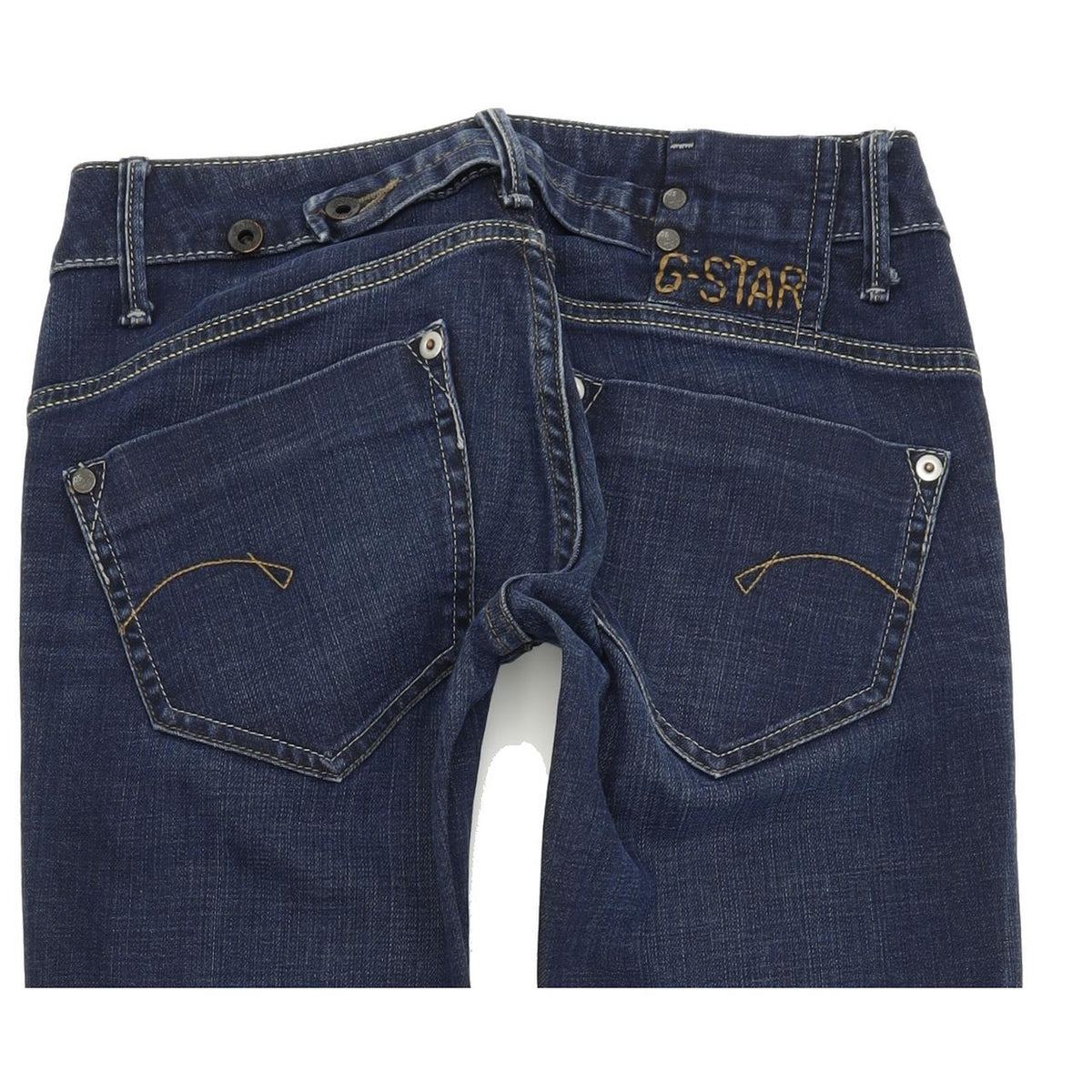 G-Star Midge Women Blue Straight Regular Stretch Jeans W25 L32