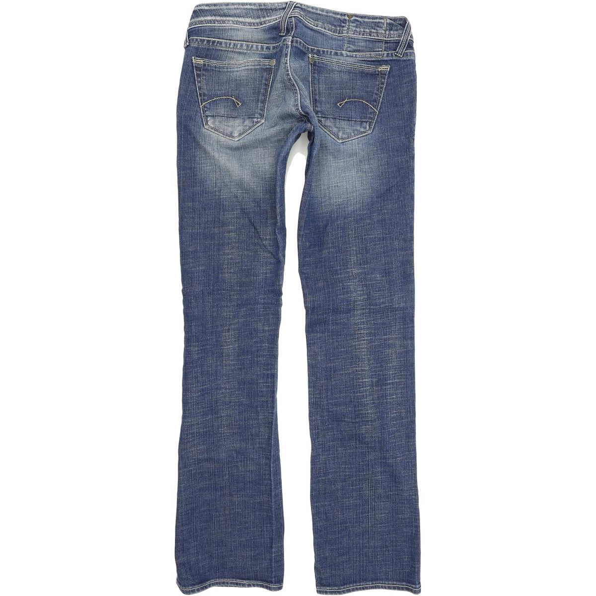 G-Star Core Custom Women Blue Bootcut Regular Stretch Jeans W28 L32