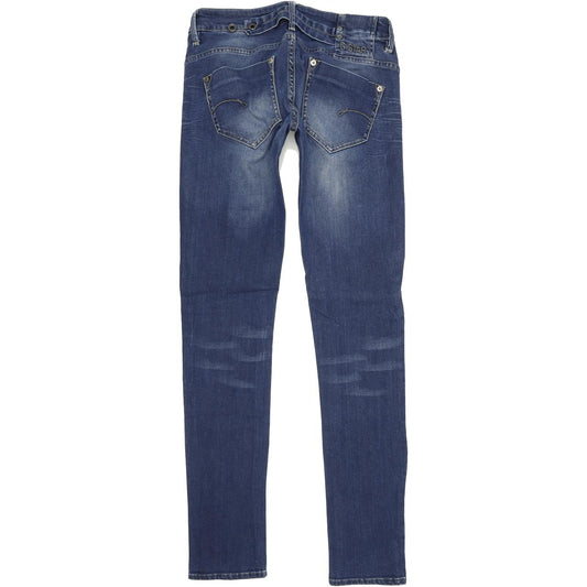 G-Star Midge Women Blue Skinny Slim Stretch Jeans W26 L32