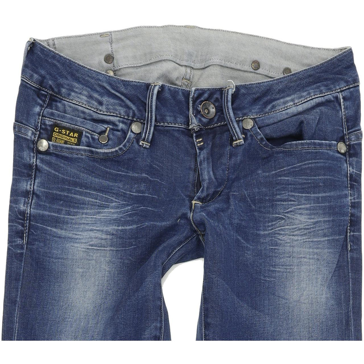 G-Star Midge Women Blue Skinny Slim Stretch Jeans W26 L32
