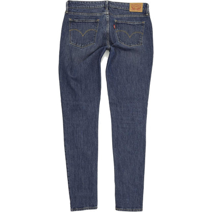 Levi's 711 Women Blue Skinny Slim Stretch Jeans W29 L32