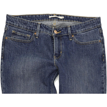 Levi's 711 Women Blue Skinny Slim Stretch Jeans W29 L32