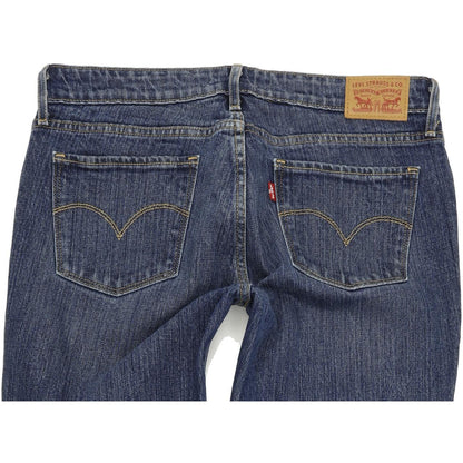 Levi's 711 Women Blue Skinny Slim Stretch Jeans W29 L32