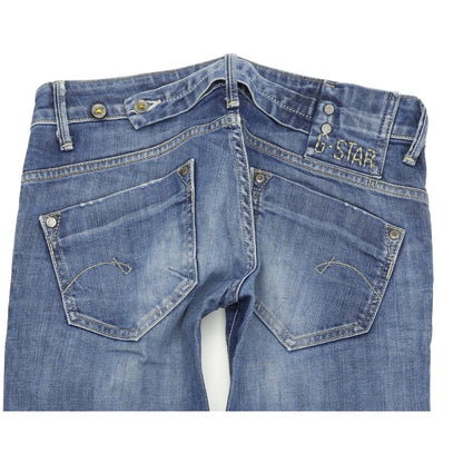 G-Star Midge Women Blue Straight Regular Stretch Jeans W27 L34