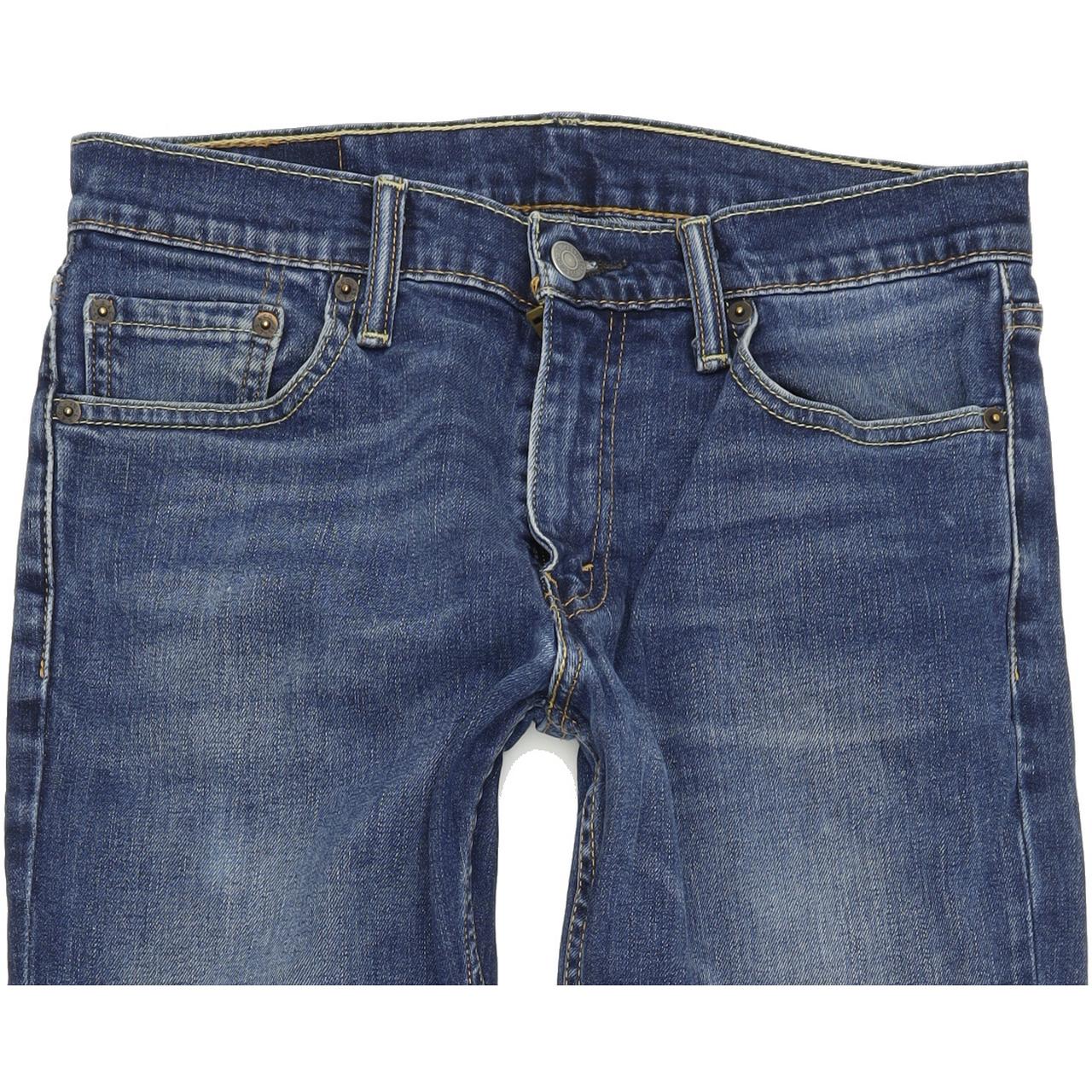 Levi's 511 Men Blue Skinny Slim Stretch Jeans W30 L32