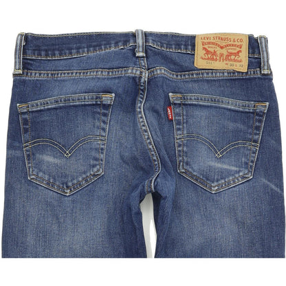 Levi's 511 Men Blue Skinny Slim Stretch Jeans W30 L32
