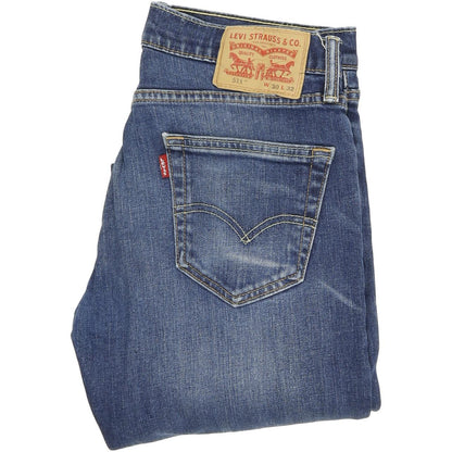 Levi's 511 Men Blue Skinny Slim Stretch Jeans W30 L32
