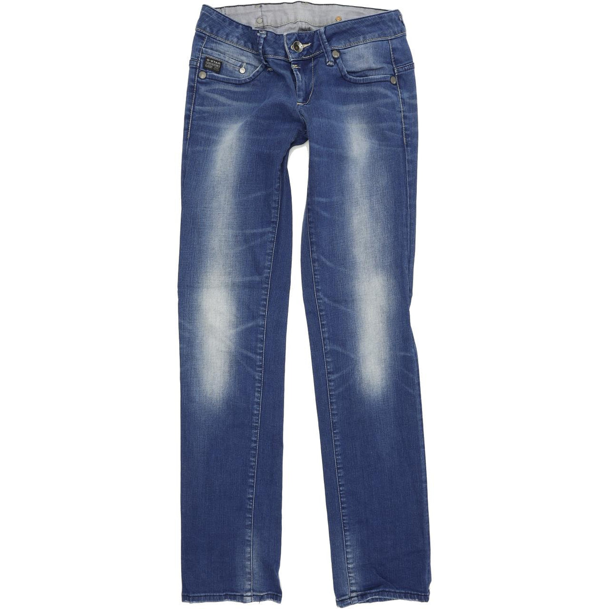 G-Star Midge Women Blue Straight Regular Stretch Jeans W27 L32