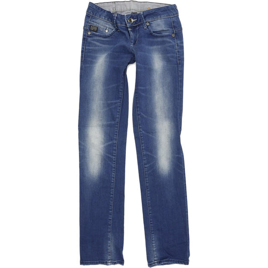 G-Star Midge Women Blue Straight Regular Stretch Jeans W27 L32
