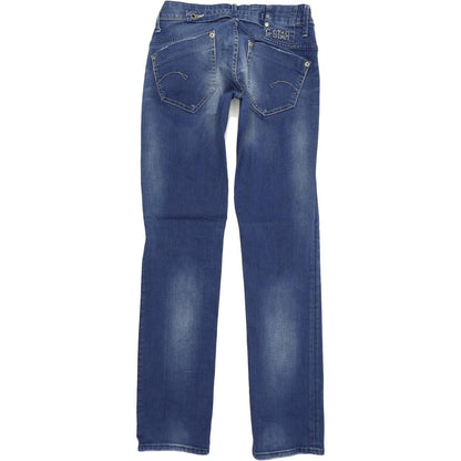 G-Star Midge Women Blue Straight Regular Stretch Jeans W27 L32