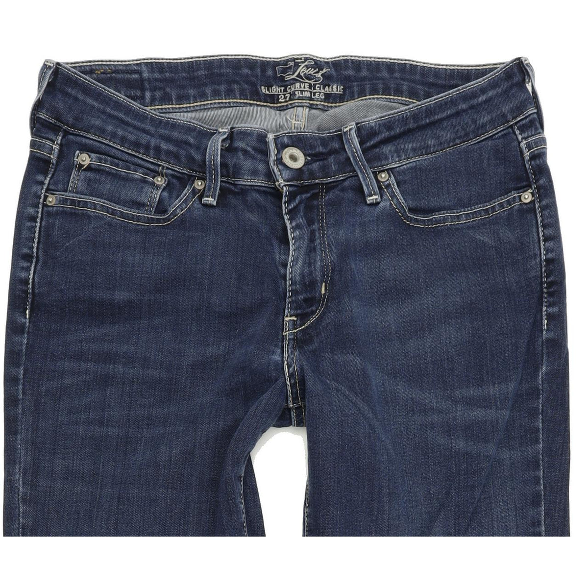 Levi's Slight Curve Women Blue Skinny Slim Stretch Jeans W27 L32