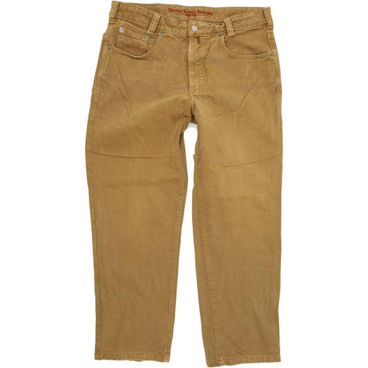 Joker Double Saddle Stitched Men Beige Straight Regular Jeans W35 L27